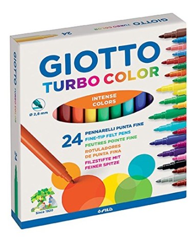 CANCELLERIA: vendita online GIOTTO COLORI TURBOCOL 24 in offerta