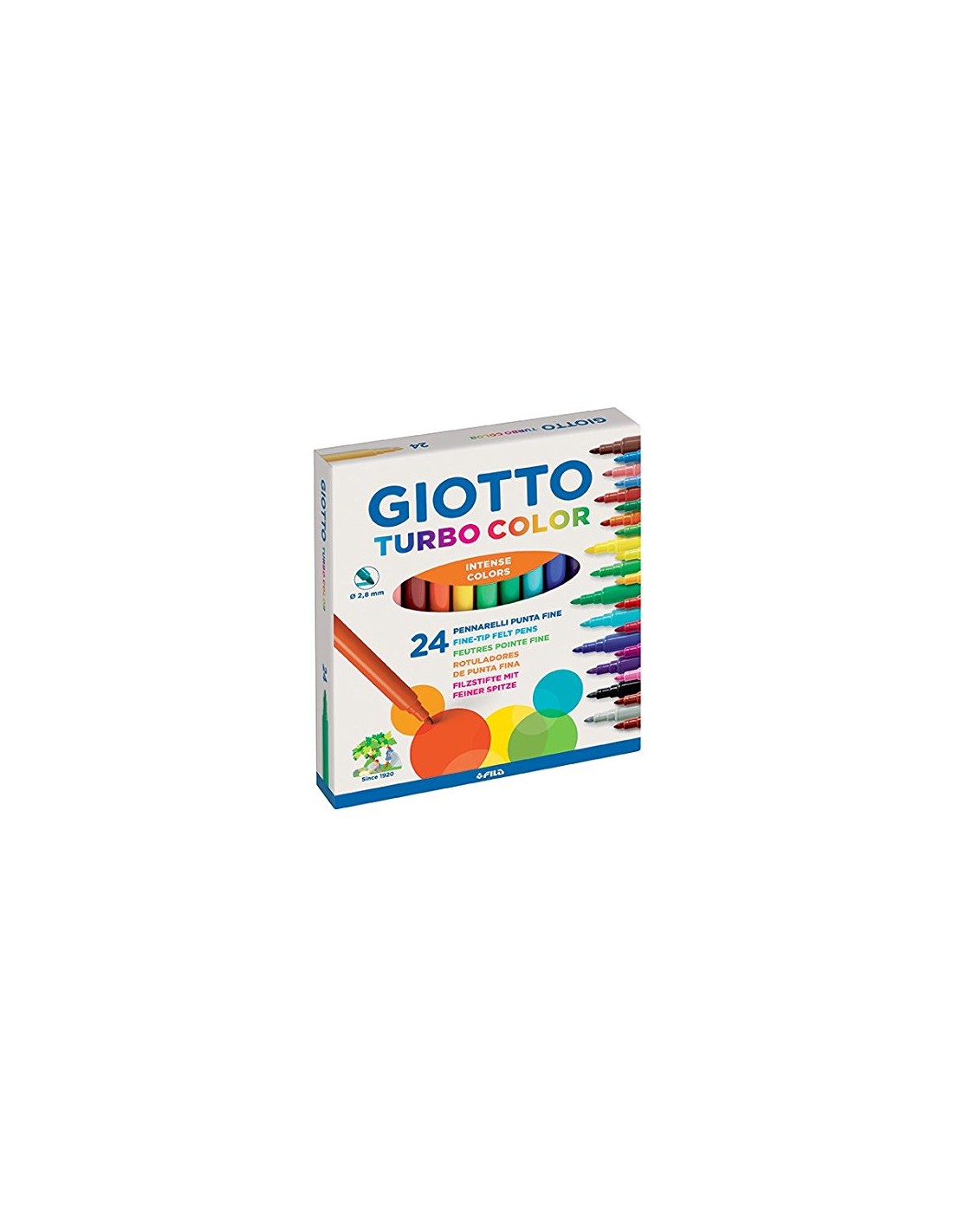 CANCELLERIA: vendita online GIOTTO COLORI TURBOCOL 24 in offerta