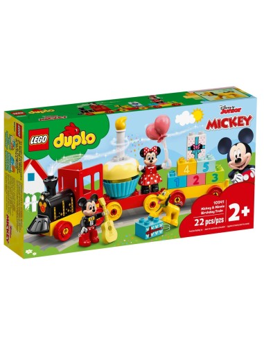GIOCATTOLO PUBBLICIZZATO: vendita online DUPLO TRENO DEL COMPLEANNO DI TOPOLINO E MINNIE 10941 in offerta