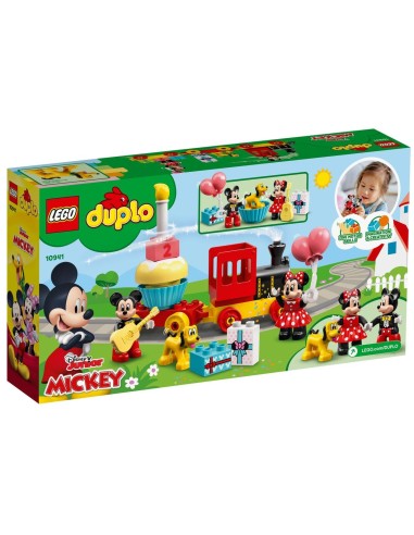 GIOCATTOLO PUBBLICIZZATO: vendita online DUPLO TRENO DEL COMPLEANNO DI TOPOLINO E MINNIE 10941 in offerta