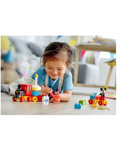 GIOCATTOLO PUBBLICIZZATO: vendita online DUPLO TRENO DEL COMPLEANNO DI TOPOLINO E MINNIE 10941 in offerta
