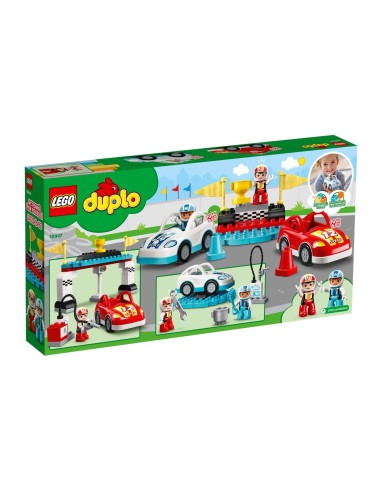 GIOCATTOLO PUBBLICIZZATO: vendita online DUPLO SET 2 AUTO DA CORSA 10947 in offerta