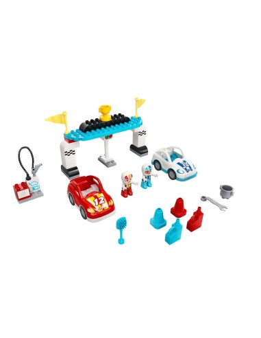 GIOCATTOLO PUBBLICIZZATO: vendita online DUPLO SET 2 AUTO DA CORSA 10947 in offerta