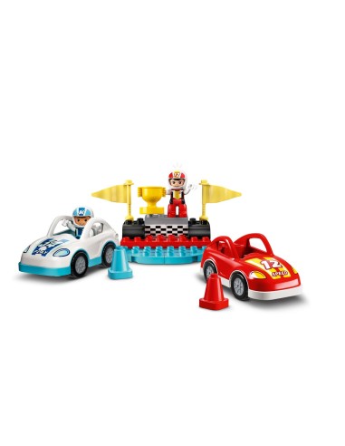 GIOCATTOLO PUBBLICIZZATO: vendita online DUPLO SET 2 AUTO DA CORSA 10947 in offerta