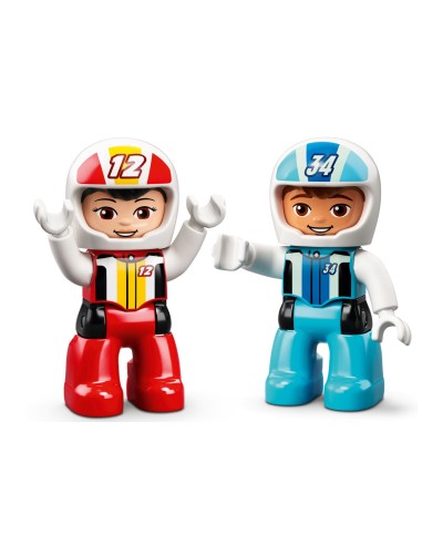 GIOCATTOLO PUBBLICIZZATO: vendita online DUPLO SET 2 AUTO DA CORSA 10947 in offerta