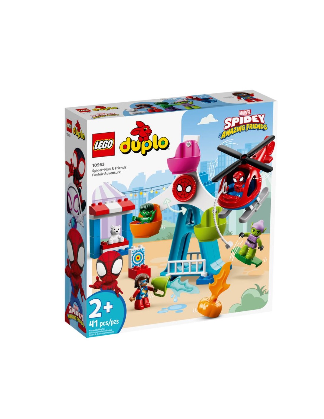 GIOCATTOLO PUBBLICIZZATO: vendita online DUPLO 10963 SPIDERMAN AVVENTURA AL LUNA-PARK in offerta
