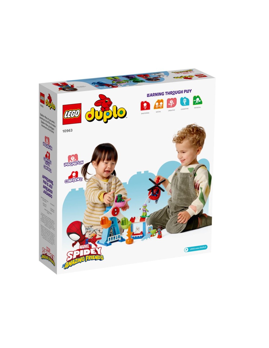 GIOCATTOLO PUBBLICIZZATO: vendita online DUPLO 10963 SPIDERMAN AVVENTURA AL LUNA-PARK in offerta