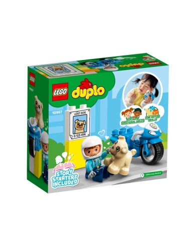 GIOCATTOLO PUBBLICIZZATO: vendita online DUPLO 10967 MOTO DELLA POLIZIA in offerta