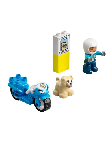 GIOCATTOLO PUBBLICIZZATO: vendita online DUPLO 10967 MOTO DELLA POLIZIA in offerta