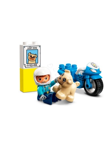 GIOCATTOLO PUBBLICIZZATO: vendita online DUPLO 10967 MOTO DELLA POLIZIA in offerta