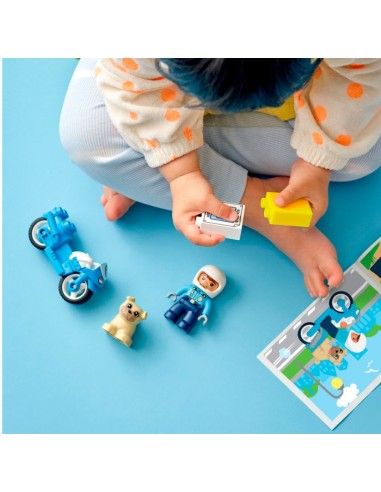 GIOCATTOLO PUBBLICIZZATO: vendita online DUPLO 10967 MOTO DELLA POLIZIA in offerta