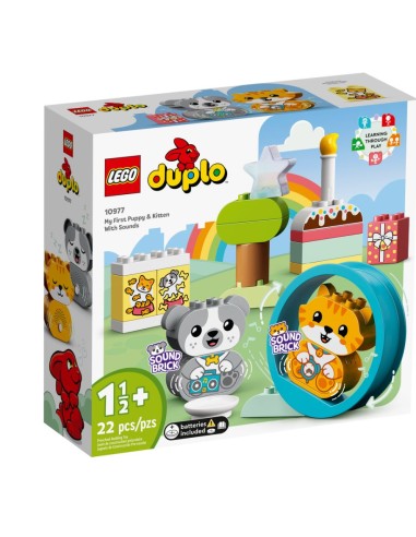 GIOCATTOLO PUBBLICIZZATO: vendita online DUPLO 10977 IL MIO PRIMO CAGNOLINO/GATTINO in offerta
