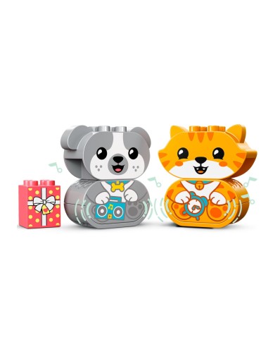 GIOCATTOLO PUBBLICIZZATO: vendita online DUPLO 10977 IL MIO PRIMO CAGNOLINO/GATTINO in offerta