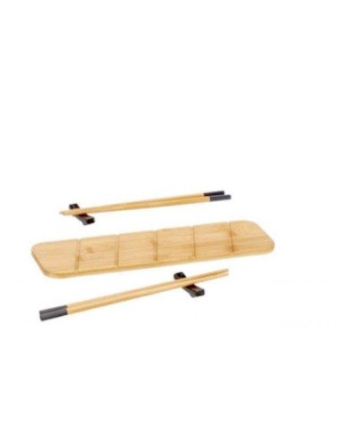 ACCESSORI VARI: vendita online SERVIZIO SUSHI 66166 2 PERSONE CON VASSOIO BAMBOO in offerta