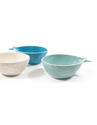 PIATTI: vendita online CIOTOLA PESCE 01839 CERAMICA 26X17X9CM COLORI ASSORTITI in offerta