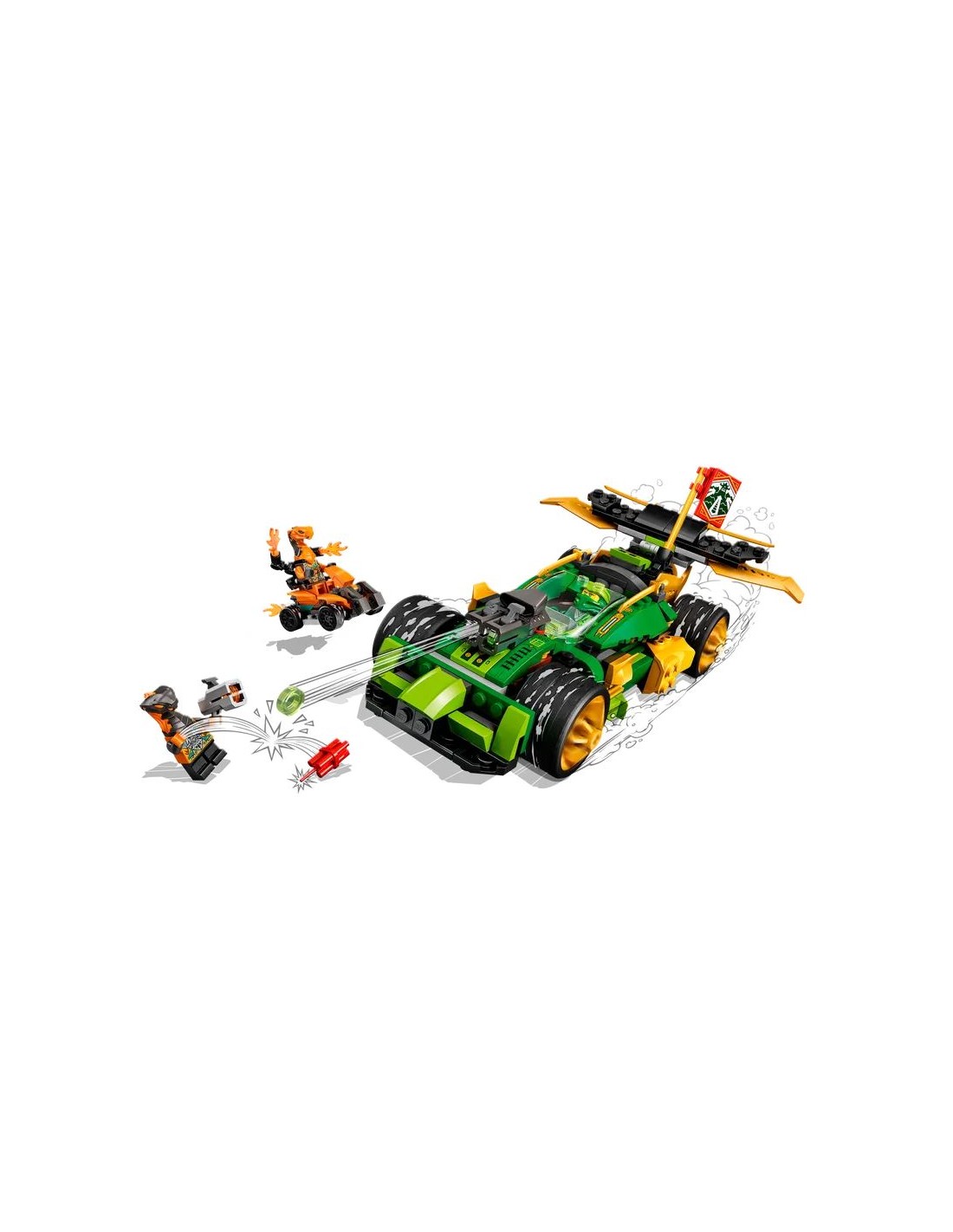 Home: vendita online NINJAGO 71763 AUTO DA CORSA DI LLOYD in offerta