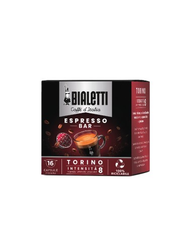 CAFFE': vendita online BOX 16 CAPSULE TORINO BIALETTI in offerta