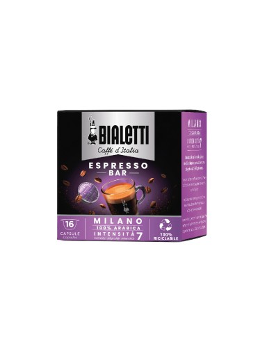 CAFFE': vendita online BOX 16 CAPSULE MILANO BIALETTI in offerta