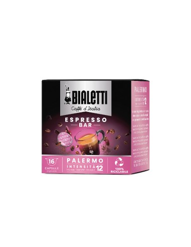 CAFFE': vendita online BOX 16 CAPSULE PALERMO BIALETTI in offerta