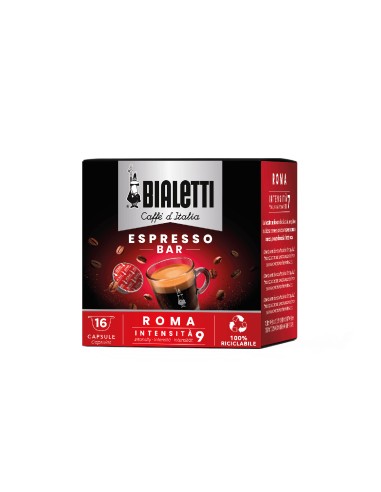 CAFFE': vendita online BOX 16 CAPSULE ROMA BIALETTI in offerta