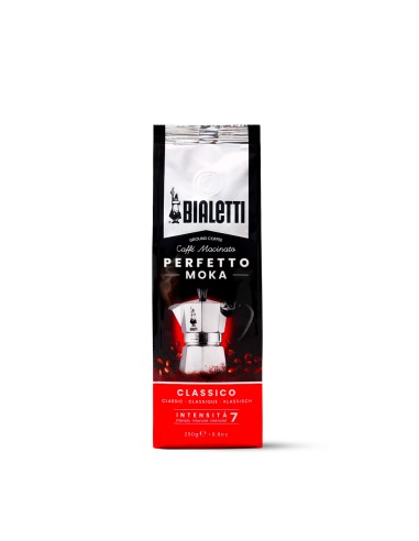 CAFFE': vendita online BIALETTI PERFETTO CAFFE' MACINATO MOKA, GUSTO CLASSICO, 250GR in offerta