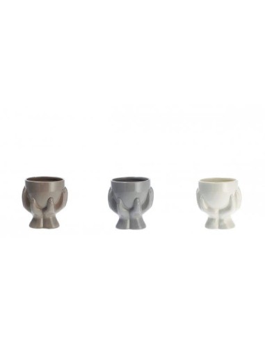 VASI D'ARREDO: vendita online VASO 78061 HAND CERAMICA 16X14X17CM COLORI ASSORTITI in offerta