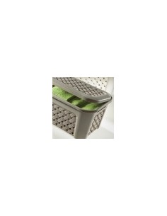 CESTE BUCATO PLASTICA: vendita online ARIANNA CESTA PORTABIANCHERIA CON COPERCHIO 5407 TONTARELLI in offerta