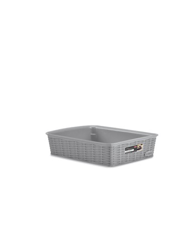 CESTE BUCATO PLASTICA: vendita online ELEGANCE CESTINO MEDIO COLORI ASSORTITI 25X19X6 CM STEFANPLAST in offerta