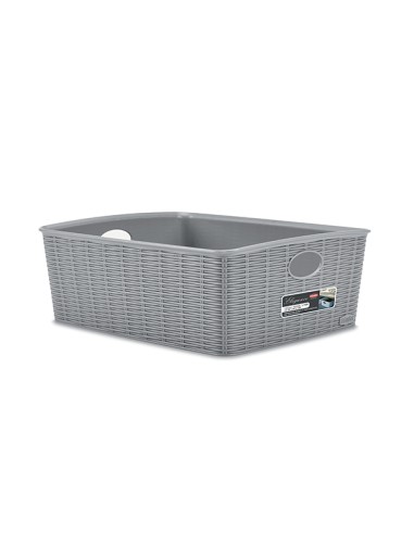 CESTE BUCATO PLASTICA: vendita online CESTINO ELEGANCE 30990/91/92 GRANDE ASSORT in offerta