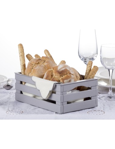 CESTE BUCATO PLASTICA: vendita online TINA 3 CASSETTINA IN PLASTICA PANNA in offerta