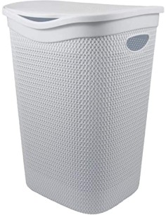 PORTABIANCHERIA: vendita online PORTABIANCHERIA BF32403 INTRECCIO 55LT BIANCO in offerta 2