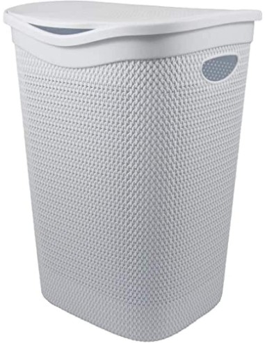 PORTABIANCHERIA: vendita online PORTABIANCHERIA BF32403 INTRECCIO 55LT BIANCO in offerta