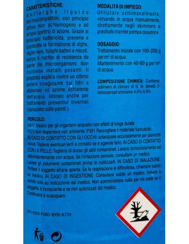 GONFIABILI: vendita online ANTIALGA 5KG PER PISCINA in offerta