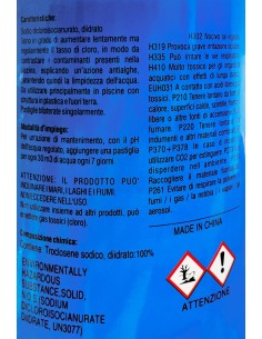 GONFIABILI: vendita online CLORO 56 GRANULARE 1KG PER PISCINA in offerta