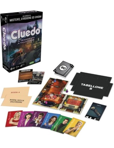 GIOCHI DI SOCIETA'E PUZZLE: vendita online GIOCO F5699 CLUEDO ESCAPE in offerta