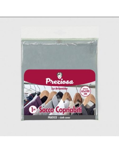 COPRIABITI E SACCHETTI SALVASPAZIO: vendita online SACCO COPRIABITI 65 X 100 PREZIOSA SAC01159 in offerta