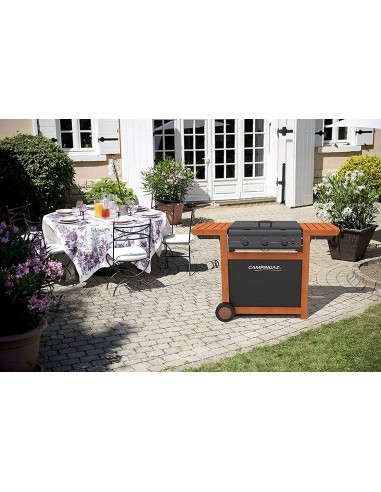 BARBECUE A GAS: vendita online BARBECUE 5744 ADELAIDE 3 WOODY DUALGAS in offerta