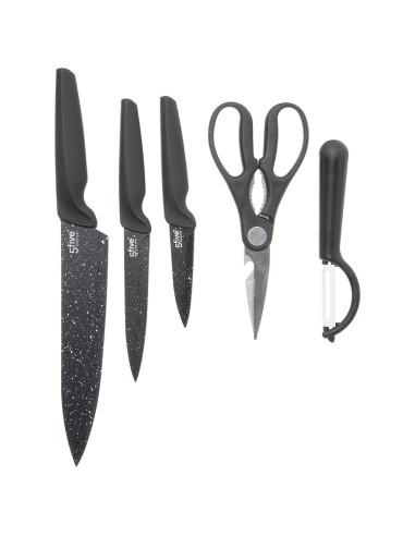 UTENSILI CUCINA: vendita online SET UTENSILI CUCINA 5 PEZZI CON TAGLIERE 179737 in offerta
