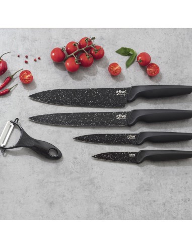 COLTELLI TAVOLA: vendita online SET 5 COLTELLI ACCIAIO 151268 in offerta
