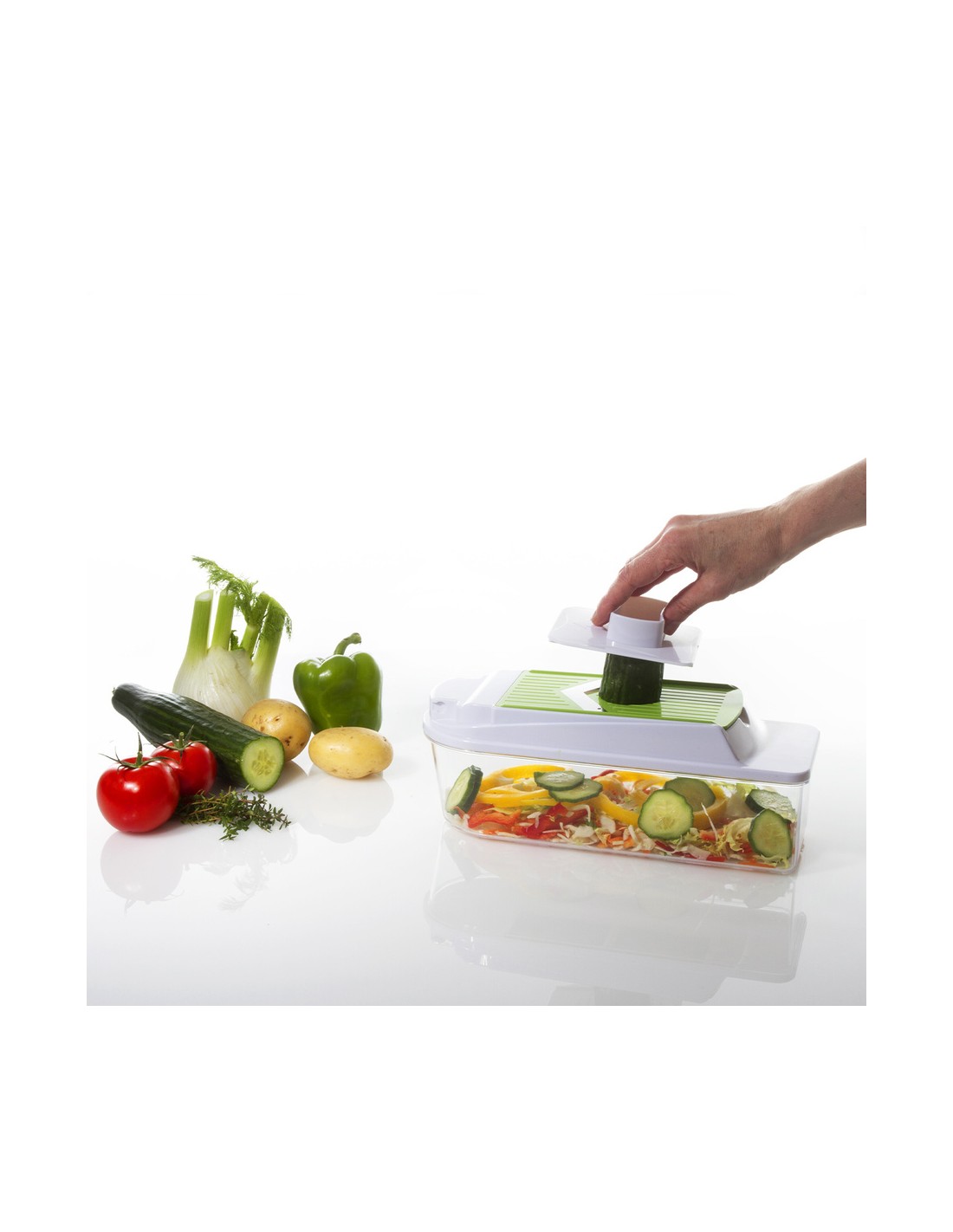 GRATTUGIE E AFFETTATRICI: vendita online GRATTUGIA MANDOLINO CON ACCESSORI 128790 in offerta
