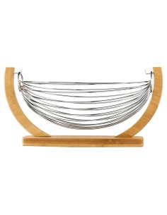 PORTAPANE E PORTAFRUTTA: vendita online PORTAFRUTTA 100179 BAMBOO/FERRO in offerta 2