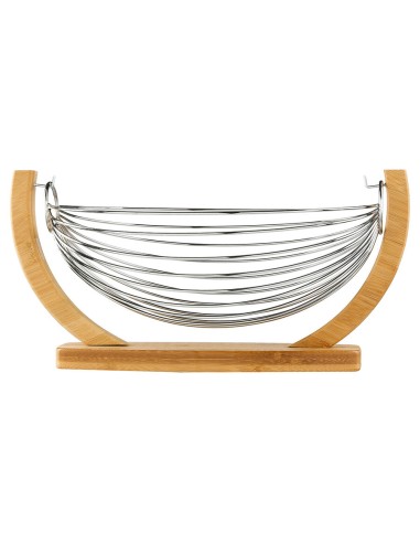 PORTAPANE E PORTAFRUTTA: vendita online PORTAFRUTTA 100179 BAMBOO/FERRO in offerta