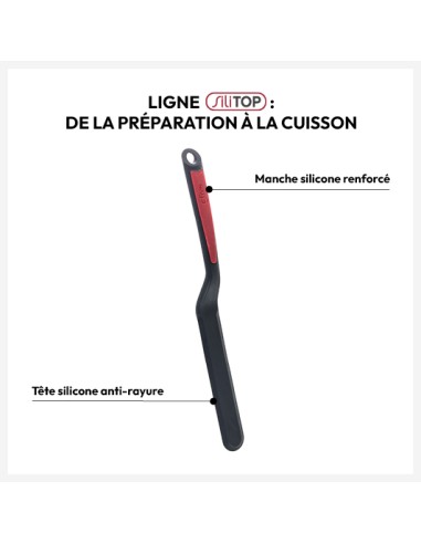 MESTOLAME: vendita online SPATOLA 151376 RICURVA SILICONE in offerta