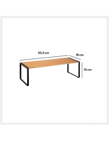 ACCESSORI VARI: vendita online MENSOLA 167793 LEGNO CON GAMBE NERO in offerta