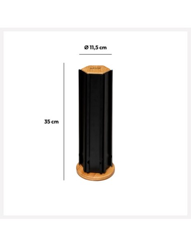 ACCESSORI VARI: vendita online PORTACAPSULE 179671 BAMBOO/METALLO 35CM NERO in offerta