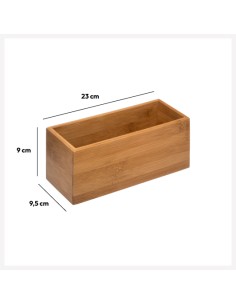 ACCESSORI VARI: vendita online PORTAUTENSILI 150731 BAMBOO 23X9X9CM in offerta 2