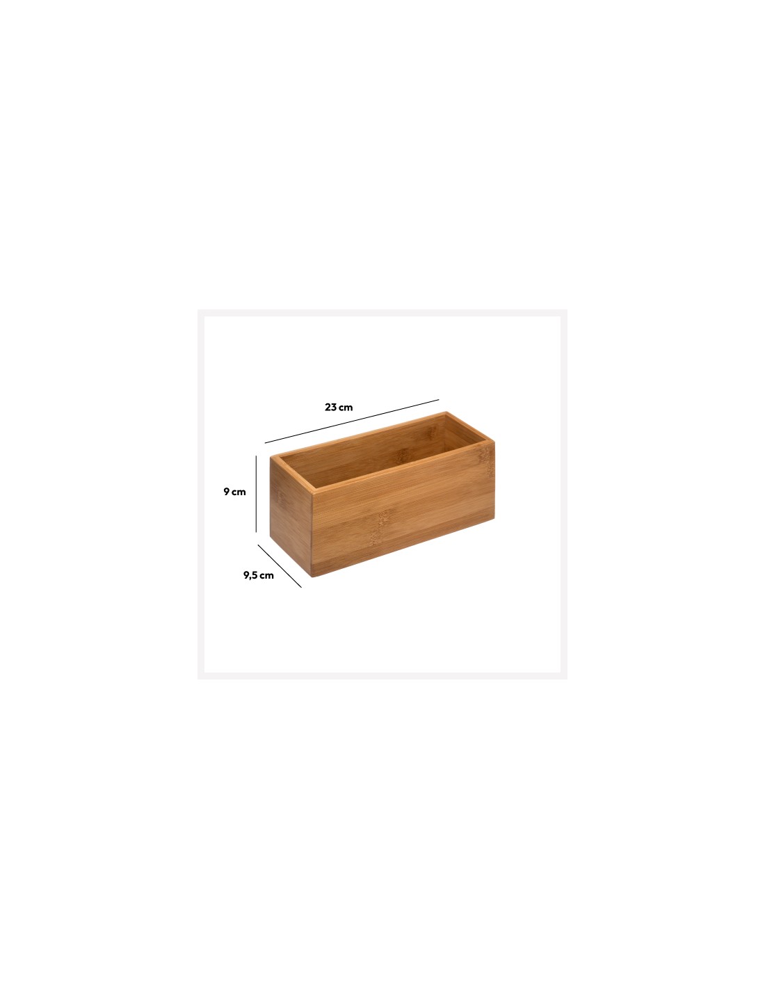 ACCESSORI VARI: vendita online PORTAUTENSILI 150731 BAMBOO 23X9X9CM in offerta