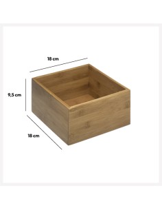 ACCESSORI VARI: vendita online PORTAUTENSILI 150733 BAMBOO 18X18X9CM in offerta 2