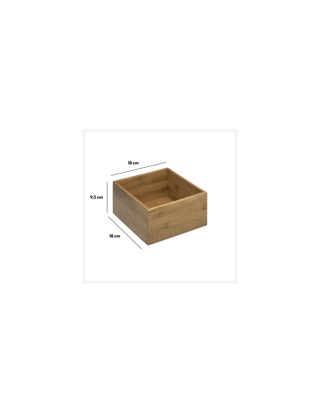 ACCESSORI VARI: vendita online PORTAUTENSILI 150733 BAMBOO 18X18X9CM in offerta