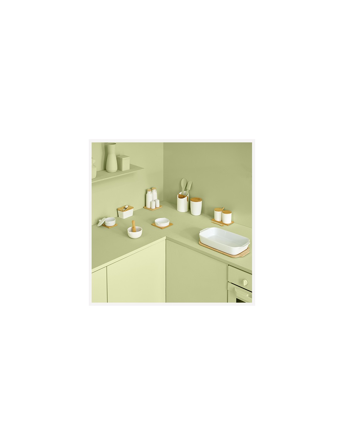 ACCESSORI VARI: vendita online PORTAUTENSILI 179610 CERAMICA BIANCO in offerta